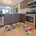 thumbnail image 3 of Washable Foldable Flannel Kitchen Mat Set, Non-Slip Soft Rug for Foyer Kitchen Laundry Bedroom Living Room Multi-Use Home Decor, 3 of 17