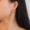 thumbnail image 4 of Pendientes con personalidad para mujer Pendientes con temperamento para mujer Pendientes vintage en forma de U, 4 of 8