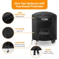 thumbnail image 4 of Tvird BBQ Grill Cover, 58'' Durable 420D Heavy Duty Nylon Fabric Waterproof Barbecue BBQ Cover with Storage Bag, 58''x24''x46'' Universal Size, Windproof, UV Protection, 4 of 7