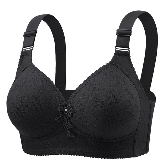 Womens No Ring French Womens Front Close Bra T Back Plus Size Unlined Bra For Large Bust Lactation Underwear