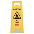 thumbnail image 2 of Rubbermaid Caution Wet Floor Floor Sign, 4-sided, Plastic, 12 X 16 X 38, Yellow, 2 of 8