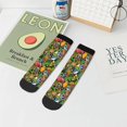 thumbnail image 7 of Pofeuu Hawaiian Culture Symbols 1 Print 30cm Socks, Adult Running Hiking Socks for Youth and Adult, 7 of 7