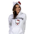 thumbnail image 2 of Sanrio Hello Kitty Juniors White Cosplay Hoodie-XXL, 2 of 4