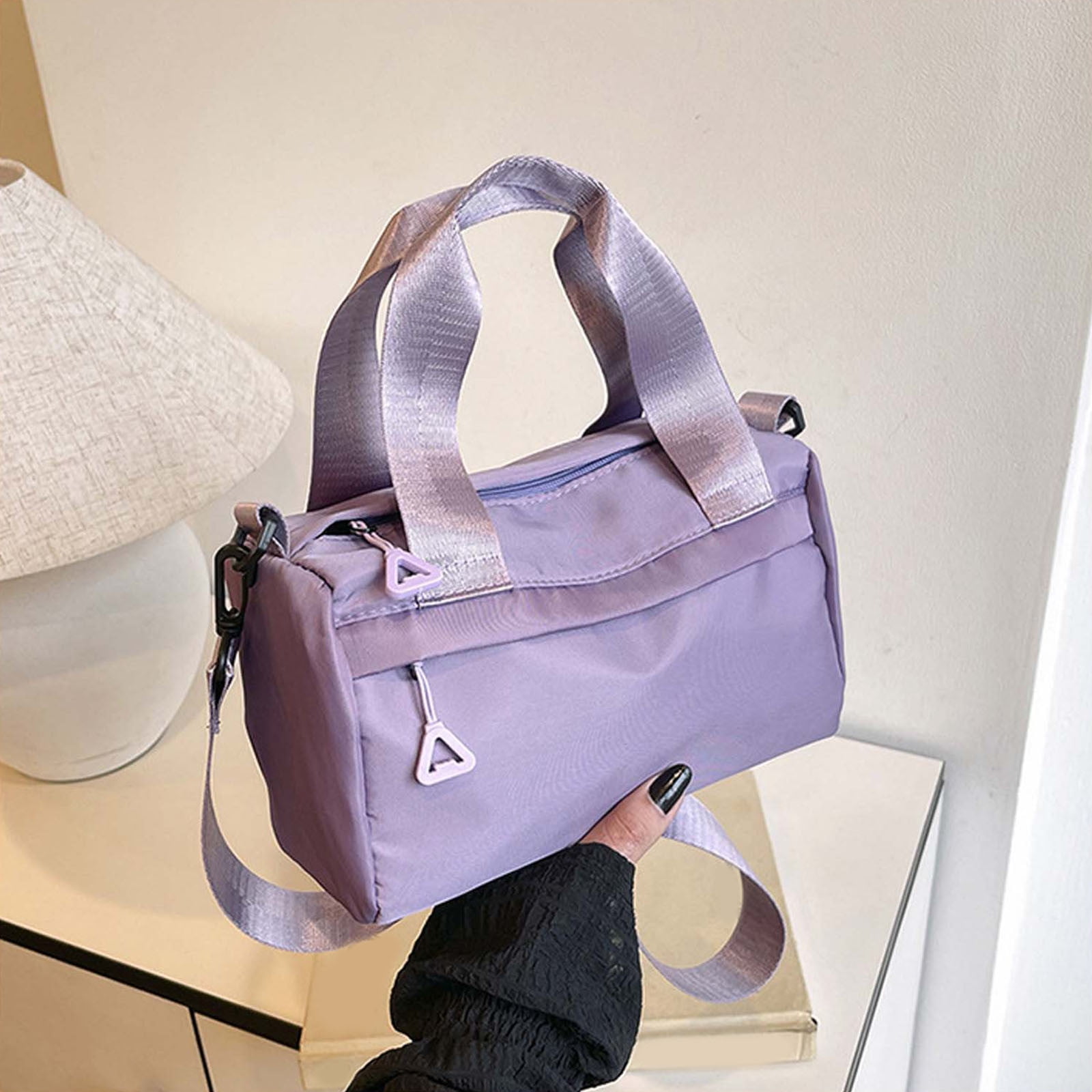 Lightweight Small Gym Bag for Women & Men, Mini Duffel Bag for Travel, Sports, Yoga, Swim, and Dance, Compact Carry-On Tote Bag for Women, Girls, and