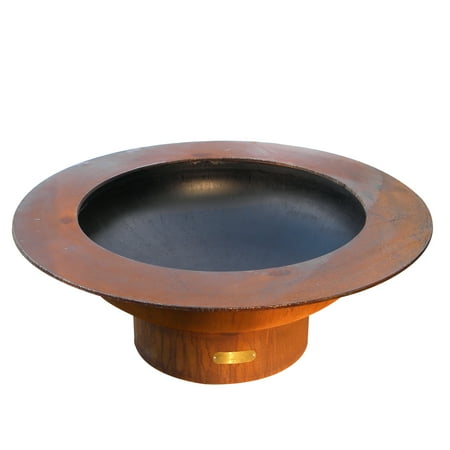 Saturn Natural Gas Fire Pit Bowl Outdoor Patio Furniture Steel
