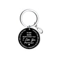 thumbnail image 3 of Creative DIY To My SON Black Stainless Steel Last Name 26 Letter Keychain 2.5cm, 3 of 8
