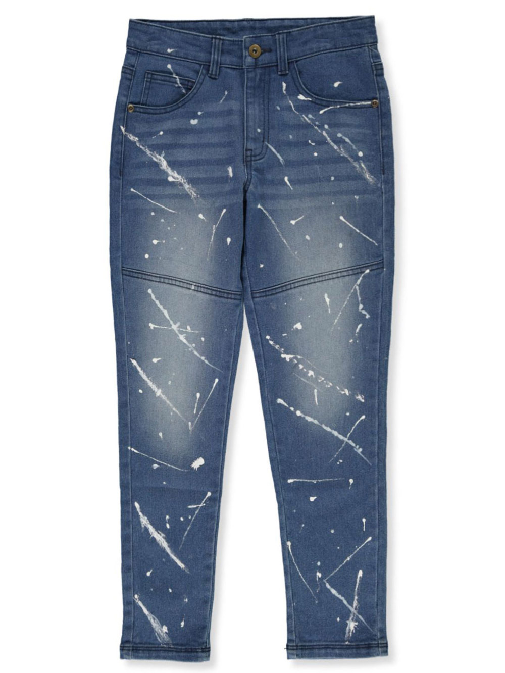 Quad Seven Boys' Paint Splatter Jeans 