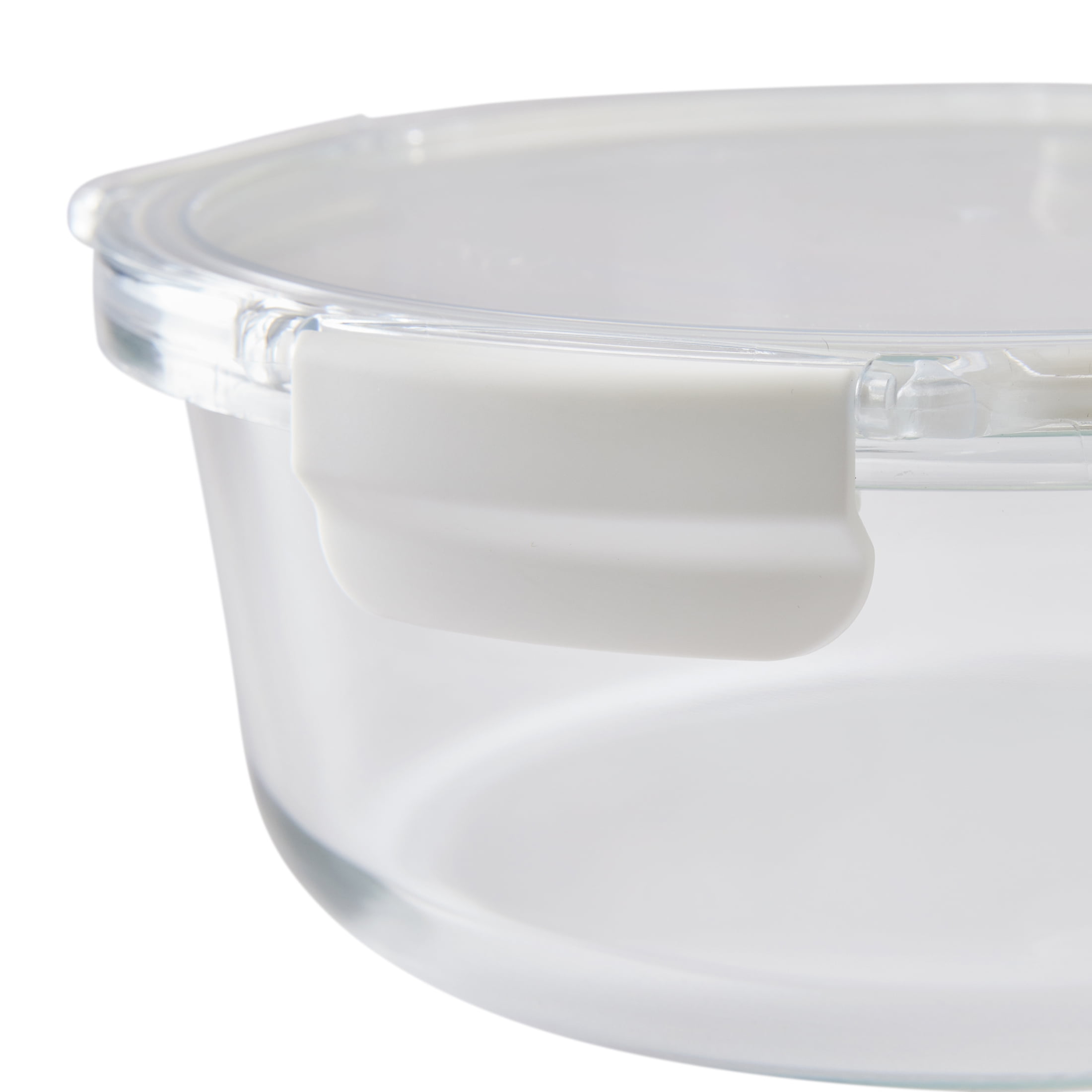 Better Homes & Gardens Round Glass Food Storage Container with Tritan Lid. Set of 4, 8 Pieces