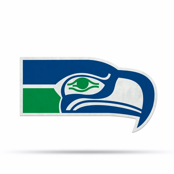 Seahawks Shape Cut Retro Pennant With Header Card