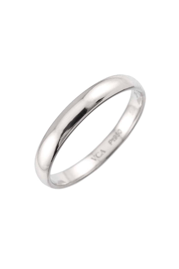 Pre-Owned Van Cleef & Arpels Tendrement #55 Ring, 3mm wide, Platinum.