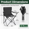 thumbnail image 2 of Camping Chairs -Lightweight and Supportive Chairs for Adult and Lightweight Individuals - Compact, Durable, and Portable - Ideal for Camping, Hiking, Beach, and Picnics -Carry Bag, 2 of 7