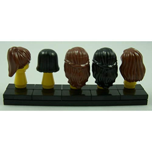 LEGO Minifigure Minifig Hair Pack of 5 Female Hair Pieces