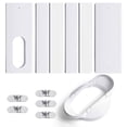 thumbnail image 1 of Kit de ventana de aire acondicionado Kit de ventilación de placa deslizante de ventana de 5 pulgadas Adaptador de manguera de reparación ajustable de PVC Inevent HA005579-00B, 1 of 7