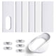 thumbnail image 1 of Kit de ventana de aire acondicionado Kit de ventilación de placa deslizante de ventana de 5 pulgadas Adaptador de manguera de reparación ajustable de PVC sidaley HA005579-00B, 1 of 6
