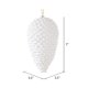 thumbnail image 2 of Adorno Navideño Piña Blanca Mate con Brillo Vickerman 7 cm, 2 of 3