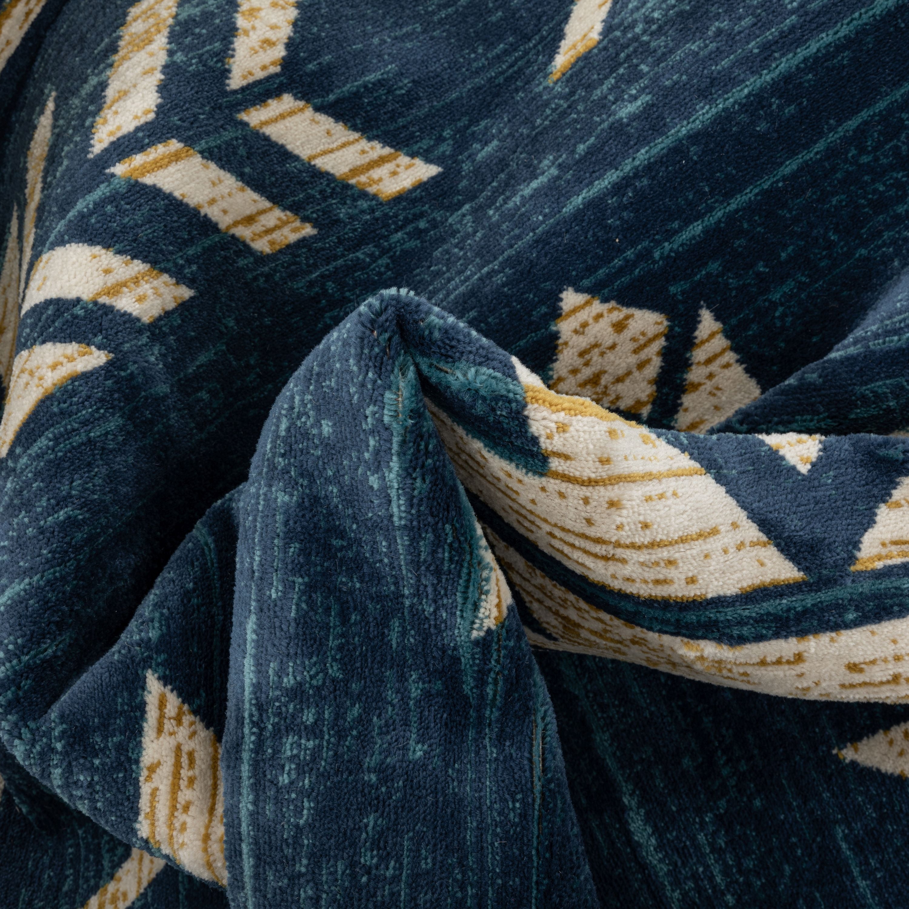 Well Woven Canton Blue Southwestern Medallion Runner Rug 3x10 (2'7" x 9'10")
