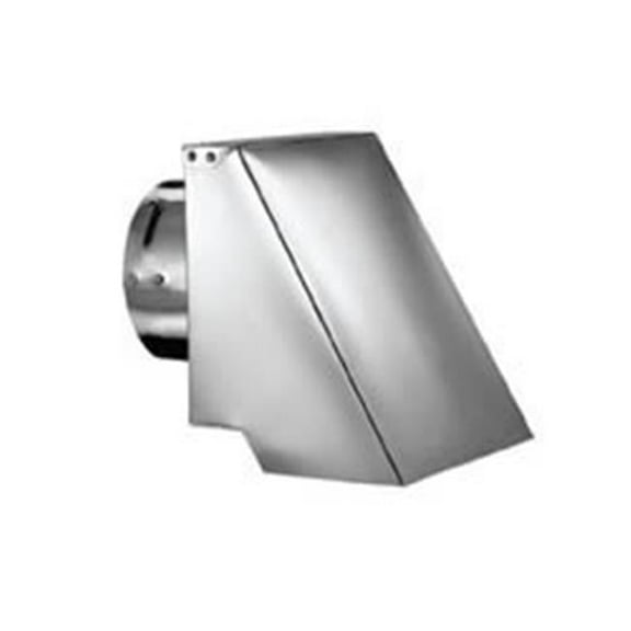 DuraVent  4 in. PelletVent Pro Square Horizontal Cap, Stainless Steel