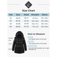 thumbnail image 4 of Wantdo Women's Plus Size Coat Quilted Winter Puffer Jacket Thicken Hooded Parka Coat Black 2XL, 4 of 7