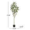 thumbnail image 4 of Adair Artificial Tabletop Eucalyptus Tree Green, 4 of 4
