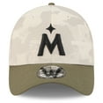thumbnail image 2 of Men's New Era Light Beige/Olive Minnesota Twins 2025 Armed Forces Day 39THIRTY Flex Hat, 2 of 5