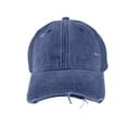 thumbnail image 4 of Kelon Unisex Denim Baseball Cap, Adjustable Buckle Sunscreen Hat, Retro Washed Distressed Peaked Cap for Outdoor Daily, One Size Baseball Caps, 4 of 6