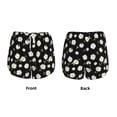thumbnail image 6 of Uemuo Daisies Flowers Pattern Women's Athletic Shorts High Waisted Running Shorts with Liner Pockets Gym Elastic Workout Shorts-XX-Large, 6 of 9