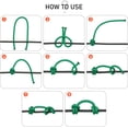 thumbnail image 3 of AME 2 Pieces Archery D Loop Rope 10 Feet Archery Bowstring Serving Thread D Loop Rope Release Material Nocking D Loop Rope String, 3 of 7