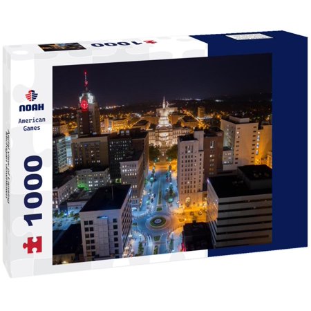 Noah Jigsaw Puzzle Aerial view of Lansing Michigan downtown 1000 Pieces