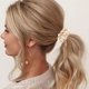 thumbnail image 4 of Laklulu Banda para el Cabello con Perlas Rollo elástico para el Cabello Banda elástica para el Cabello Cuerda para el Cabello con Cuentas Accesorios para el Cabello para Mujeres y niñas, 4 of 5