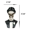 thumbnail image 2 of Day of The Dead Wedding Groom Gentleman Skeleton Skull In Tuxedo Mini Figurine, 2 of 9