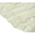 thumbnail image 3 of The Great American Store- Wrap Around Bed Skirt - 600 TC Cotton 3 Sides Fabric 1PC Bed skirt (Full XL - 17 Inch Drop, Solid Ivory) - Fade & Stain Free Elastic Dust Ruffle Adjustable Bed Skirt, 3 of 4