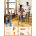 thumbnail image 4 of Space Heaters for Home, 24" 1500W Oscillating Electric Tower Electric Heater with Remote, PTC Ceramic Fast Heating,Blue,New, 4 of 6