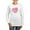 White, variant on CafePress - Sugar Lips Candy Heart Women's Long Sleeve T Shirt - Women's Long Sleeve Graphic Casual T-Shirt