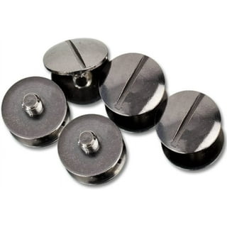 100 Sets Screw Post Metal Chicago Screws Binding Screw Leather Screw Nail  Rivet Button Solid Belt