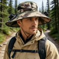 thumbnail image 6 of Outdoor Wide Brim Sun Hat with 2 Solar Fan Sun Bucket Hat for Men Women UPF 50+ Bucket Fishing & Beach Hat with Fan Built in, 6 of 6