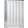 thumbnail image 2 of iDesign Carlton Fabric Shower Curtain, Wide, 108" x 72", White, 2 of 5