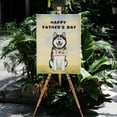 thumbnail image 4 of Cute Siberian Husky Loves Dad Happy Father's Day Vertical Matte Canvas Poster Husky Dog Lover Gifts Wall Art Home Decor - 12008, 4 of 5