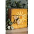 thumbnail image 2 of Primitives by Kathy Slat Box Sign - Bee Happy Size: 6" Square with String Art Bee!, 2 of 2
