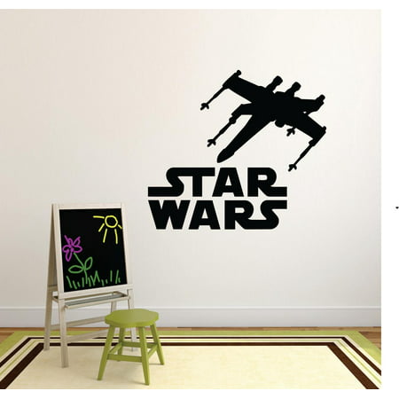 Air Craft Jet Star Wars Logo Movie Series Children Kids Bedroom