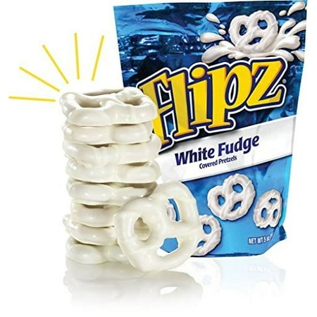 Flipz White Fudge Covered Pretzels, 5.0 OZ