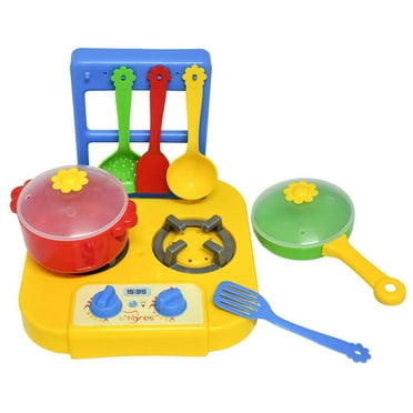 Tigres Dinner Set "Chamomile" with Kitchen, Dish Set Play, Multicolor, Plastic, Child