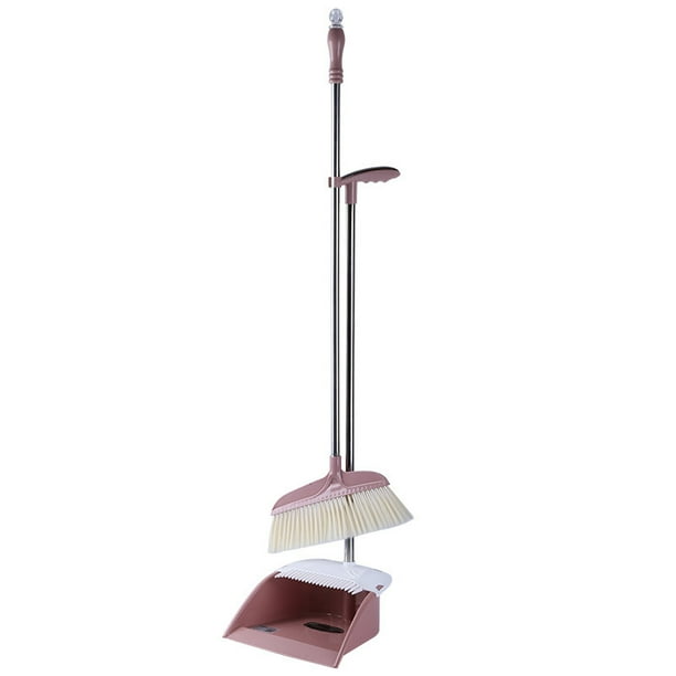 Fly Sunton Broom and Dustpan Set Standing Upright Dust Pan Long Handle