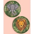 thumbnail image 3 of Platos de Papel xo, Fetti Jungle Dorado Safari 9 Pulgadas Paquete de 24, 3 of 6