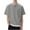 Gray, variant on Men's Casual T-Shirt, Short Sleeve Round Neck Solid Top, Soft Polyester Fabric for Daily Wear and Layering