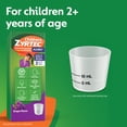 thumbnail image 4 of Children's Zyrtec 24 Hour Allergy Syrup, Cetirizine, Grape, 4 fl. oz, 4 of 13