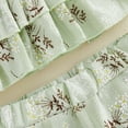 thumbnail image 6 of KPOPLK Newborn Baby Girl Summer Clothes 2Pcs Floral Embroidery Shorts Set Cute Baby Girl Outfit Set(12-18 Months,Light Green), 6 of 9