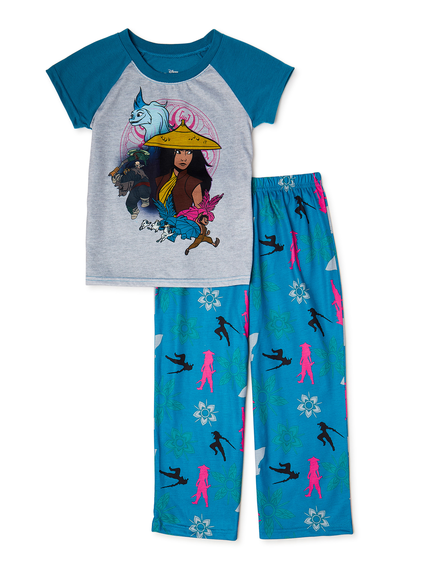 Disney Girls Raya and The Last Dragon 2-Piece Pajama Set