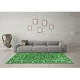 thumbnail image 3 of Ahgly Company Indoor Round Persian Emerald Green Traditional Area Rugs, 6' Round, 3 of 4