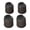 Black height 5.1cm, variant on Yihuala Set of 4 Quiet Heightening Pads Slip Sofa Feet Protectors Upgrades for Living Room Furniture