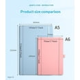 thumbnail image 7 of Elegant Faux Leather Hardcover Notebook with Bookmark, Ruled Pages, Multi-Color for Office & Daily Life, 7 of 7